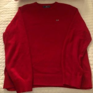 Vineyard Vines Men’s Red sweater. Excellent condition